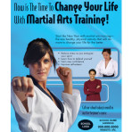 Change Your Life with Martial Arts Training! Flyer 8.5×11