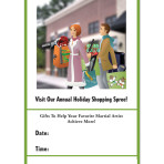 Visit Our Annual Holiday Shopping Spree – Poster 11×17