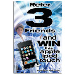 Refer 3 Friends and Win This Ipod Touch Poster