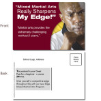Martial Arts Training That Gives You the Edge! – Postcard 4×6