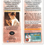 We’ll Double Your Child’s Ability to Concetrate – Rack Card 4×9, ver.2
