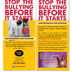 Stop the Bullying Before It Starts – Rack Card 4×9