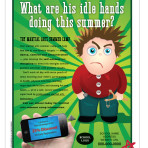 What Are His Idle Hands Doing This Summer? Flyer 8.5×11