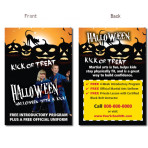 Halloween With A Kick – Ad Card 2.75×4.25 – ver.1