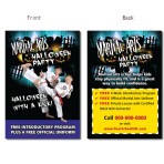 Martial Arts Halloween Party – Ad Card 2.75×4.25 – ver.4