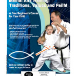Martial Arts Training: Traditions, Values and Faith! – Flyer 8x5x11