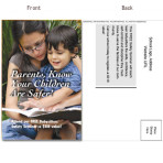 Babysitters’ Safety: Parents, Know your Children Are Safer – Postcard 4×6