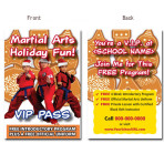 Martial Arts Holiday Fun! – Ad Card 2.75×4.25 – ver.1