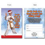 Be My Guest At A Merry Martial Arts Party! – Ad Card 2.75×4.25