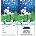 Martial Arts Holiday Fun! – Rack Card 4×9