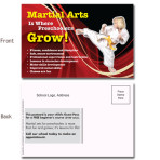 Martial Arts Is Where Preschoolers Grow! – Postcard 4×6