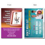 Unlock Your Teen’s Potential with Martial Arts! Ad Cards 2.75×4.25