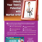 Unlock Your Teen’s Potential with Martial Arts! Flyer 8.5×11