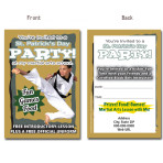 Come to a St. Patricks Day Party at my Martial Arts School Ad Card ver. 2