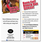 Kickboxing – Burn Fat! Knock Out Stress! Rack Card