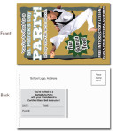 Come to a St. Patricks Day Party at my Martial Arts School Postcard 4×6 ver. 2