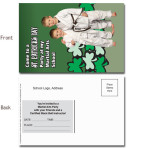 Come to a St. Patricks Day Party at my Martial Arts School Postcard 4×6