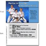 Martial Arts is the Perfect Family Activity Postcard
