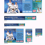 Martial Arts is the Perfect Family Activity Web Banners