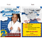 Martial Arts Summer Camp, A Fun, SAFE PLACE for Kids of All Ages! Ad Card