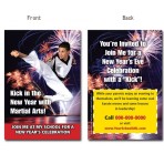 Kick In The New Year With Martial Arts! – Ad Card 2.75×4.25