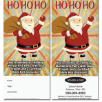 Ho Ho Ho! You Are Invited to a Holiday Martial Arts Party! – Rack Card 4×9