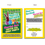 Martial Arts Easter Egg Hunt Party Ad Card