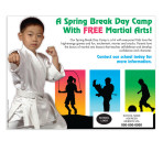 Spring Break Day Camp With FREE Martial Arts! Flyer 8.5×11