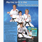 Martial Arts is the Perfect Family Activity Flyer 8.5×11