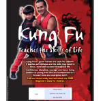 Kung Fu Teaches the Skils of Life Flyer 8.5×11